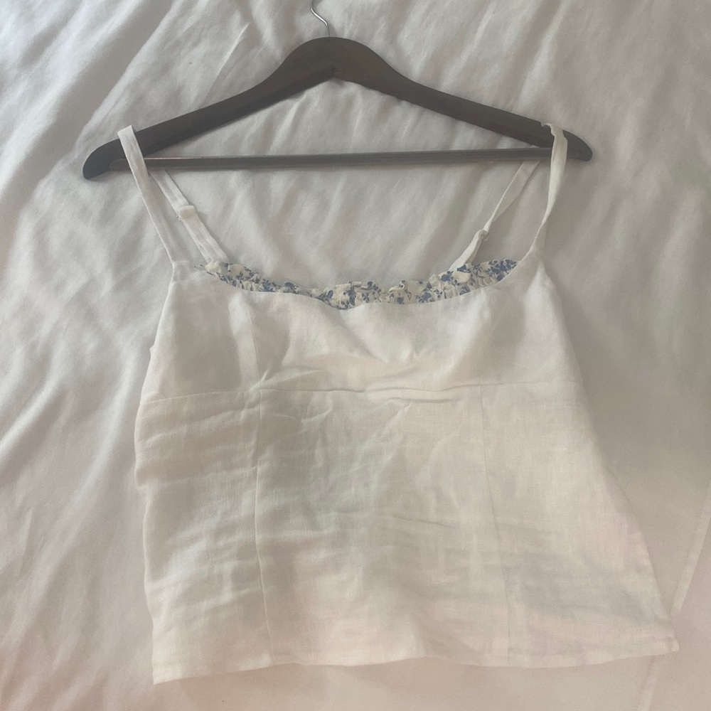 Reformation Linen Top